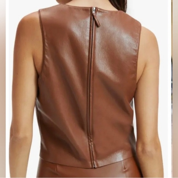 Good American Vegan Leather Tank - Picture 2 of 5